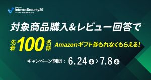 対象商品購入レビュー回答でAmazonギフト券もれなくもらえる