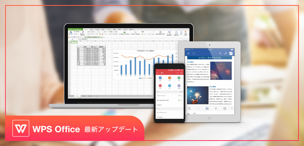 キングソフト株式会社は、より使いやすい総合オフィスソフトを目指し、主力商品「WPS Office」の最新バージョンをリリ