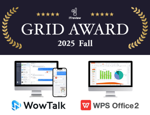ビジネスチャット・社内SNS「WowTalk」とオフィスソフト「WPS Office」、ITreview Grid Award 2025 Fallにて受賞